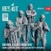 RESKIT RSF48-0030 Brown jersey (modern) (Wing Captains, Wing Line Leading Petty Officers) (4 pcs) (3D Printed) 1/48